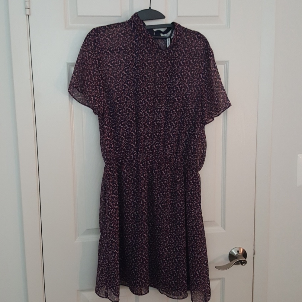 Flirty chiffon mini summer dress